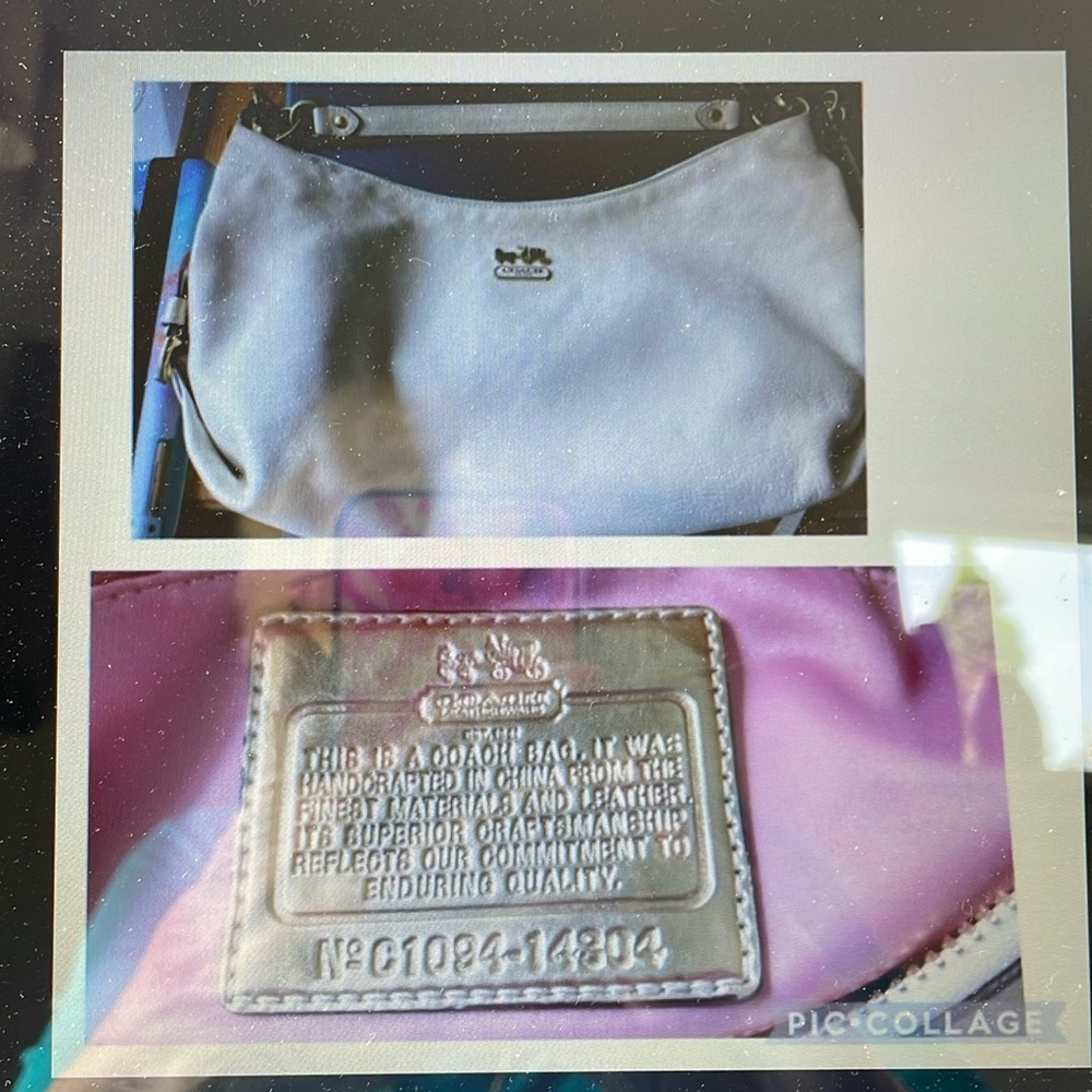 Coach handbag, genuine